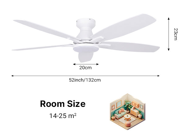 Ceiling Fan with Light 52