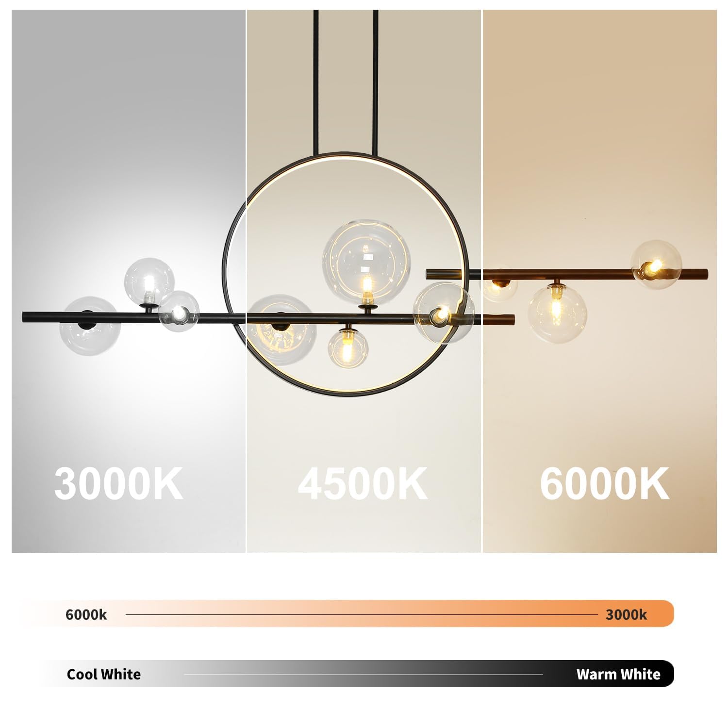  10-Light LED Glass Globe Sputnik Chandelier by USOR - Australian Chandelier Store