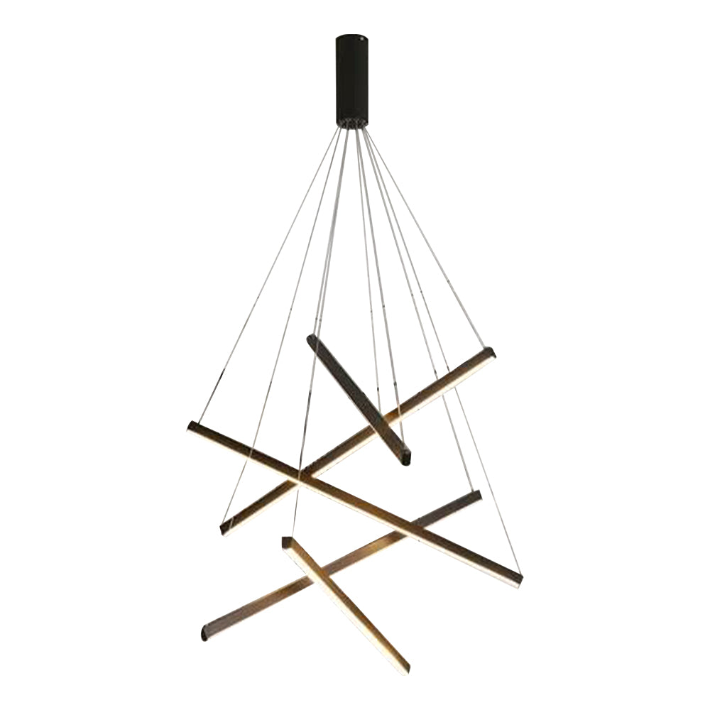 LED 5Bars Modern Chandelier by USOR - Australian Chandelier Store