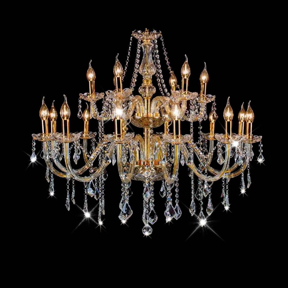 18 Lights Crystal Chandelier by USOR - Australian Chandelier Store