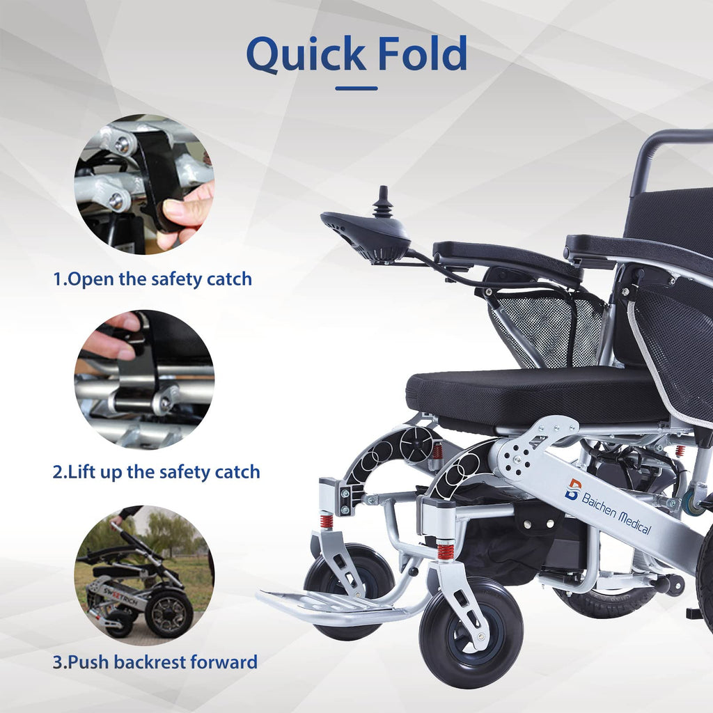 Foldable Electric Wheelchair by USOR - Australian Electronic Mobility Device Store