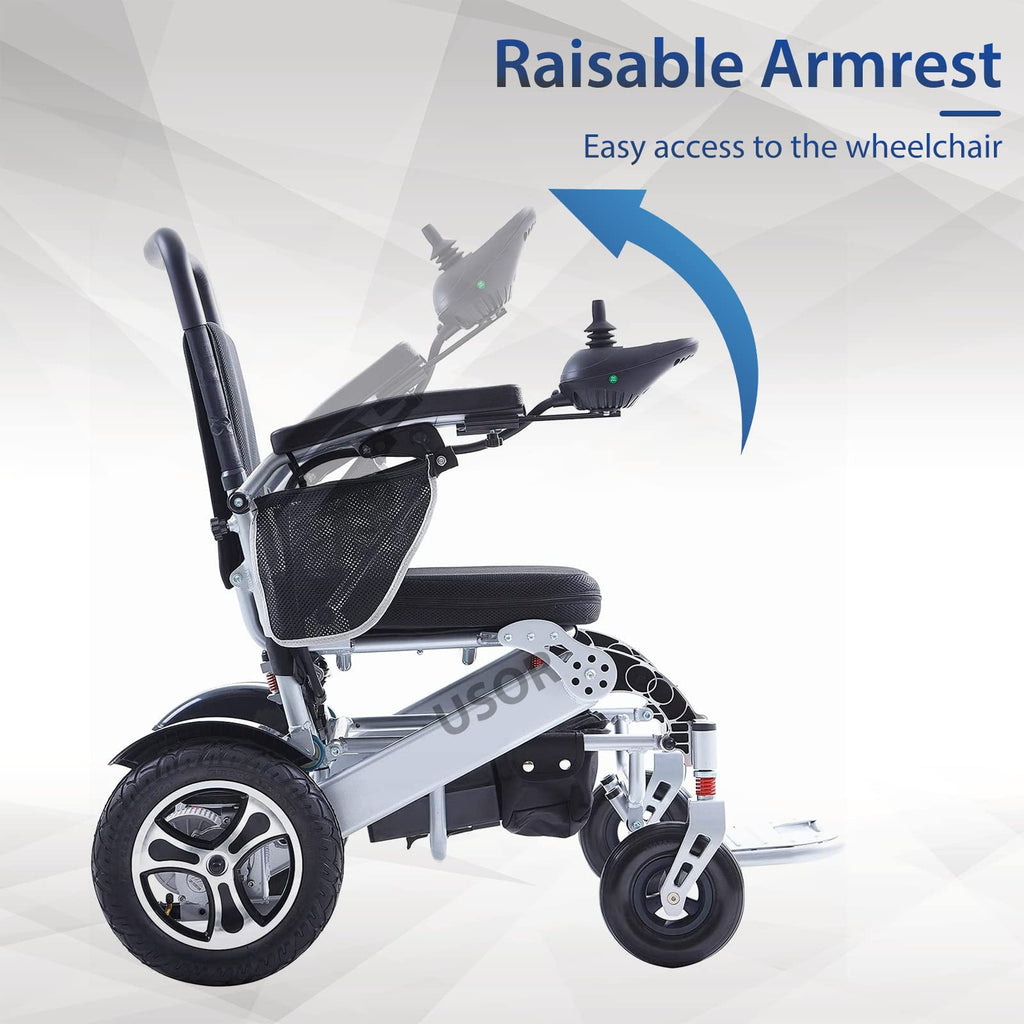 Foldable Electric Wheelchair by USOR - Australian Electronic Mobility Device Store