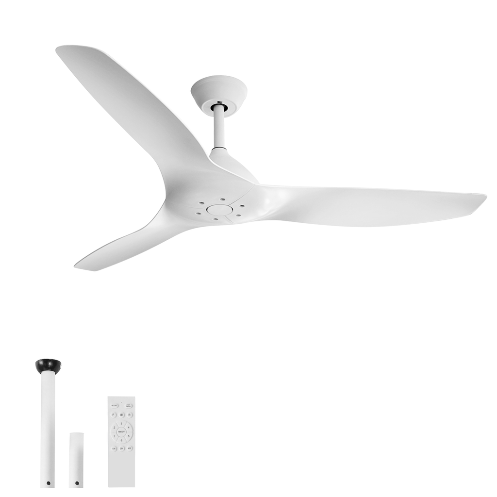 52'' Pure White Ceiling Fan by USOR - Australian Ceiling Fan Store