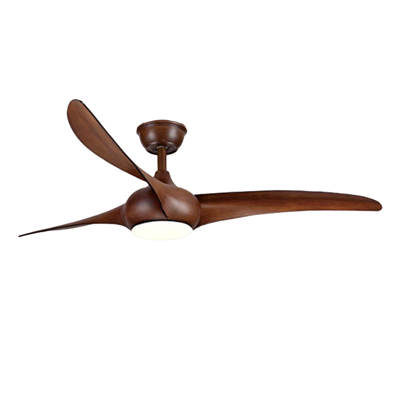 Ceiling Fan with LED Light 60" Brown ABS Blades Remote ControlCF-6005