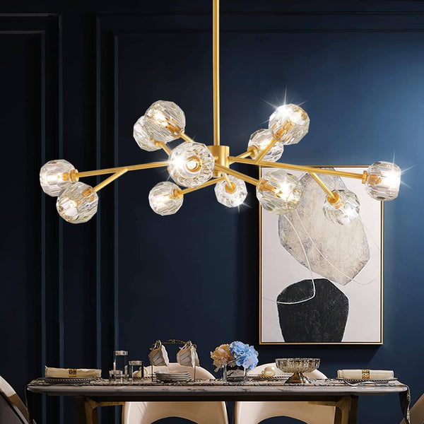Brass Sputnik Chandelier by USOR - Australian Chandelier Store