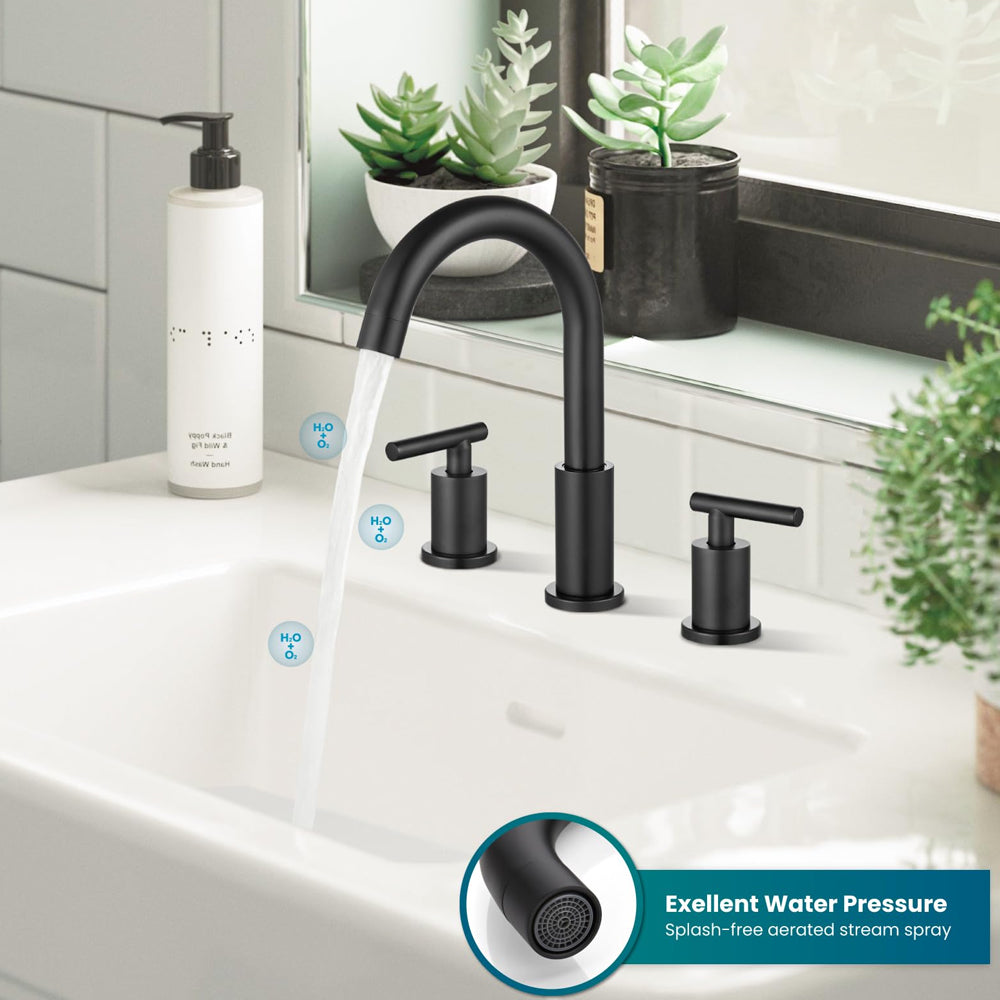 2-Handle Brass Bathroom Mixer Tap by USOR - Australian Furniture & Homeware Store 