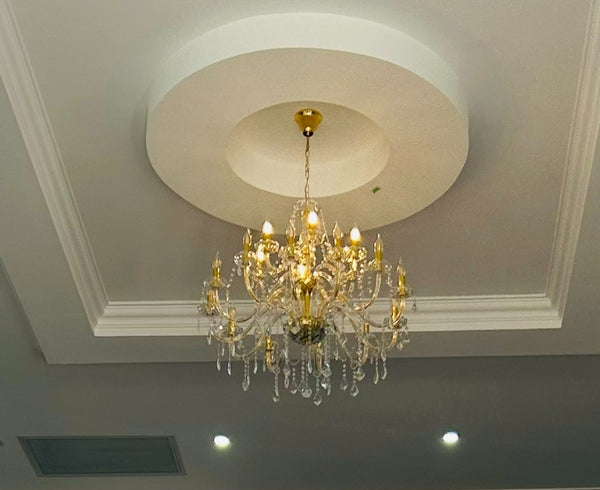 8 Lights Crystal Chandelier by USOR - Australian Chandelier Store