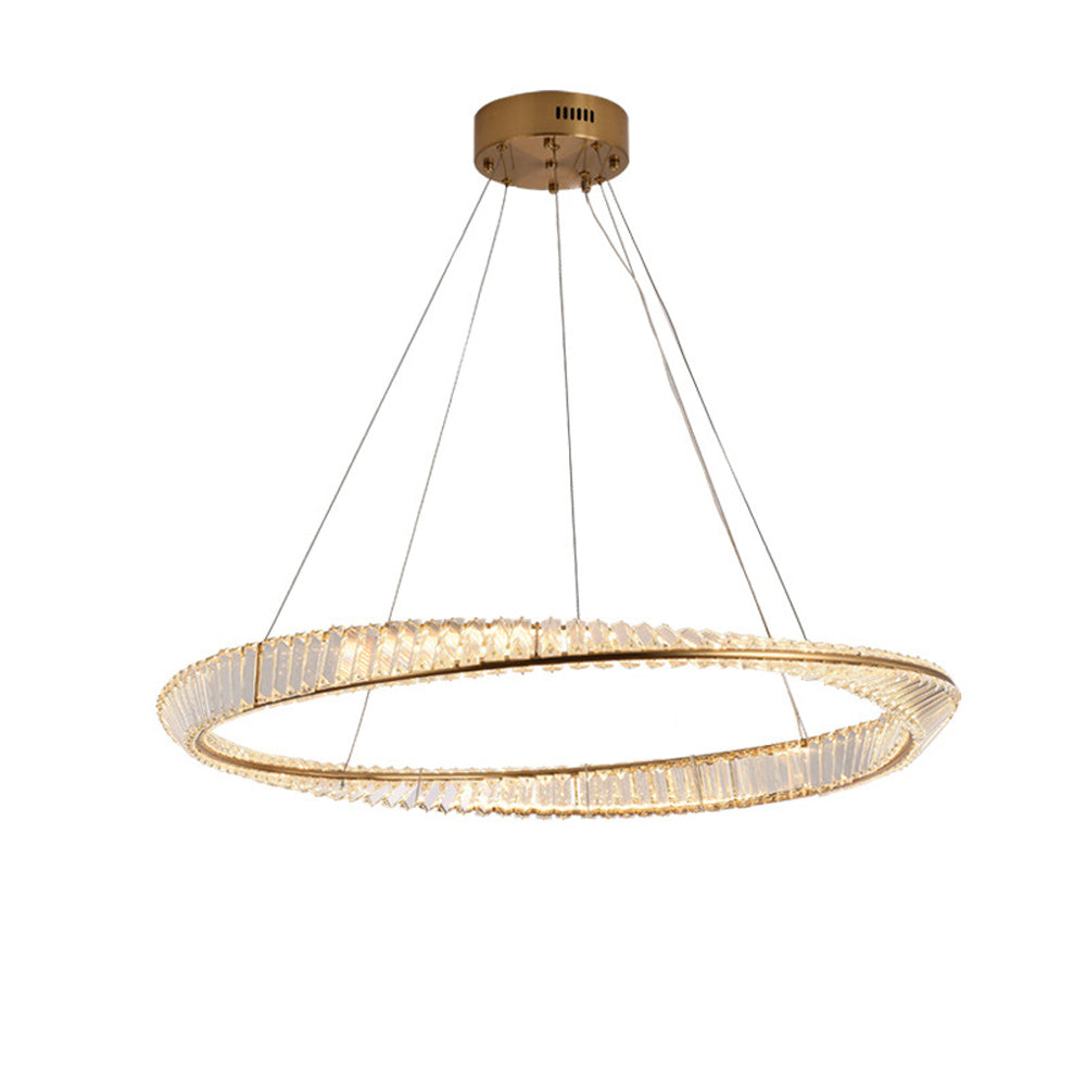 1 Ring Crystal Chandelier by USOR - Australian Chandelier Store
