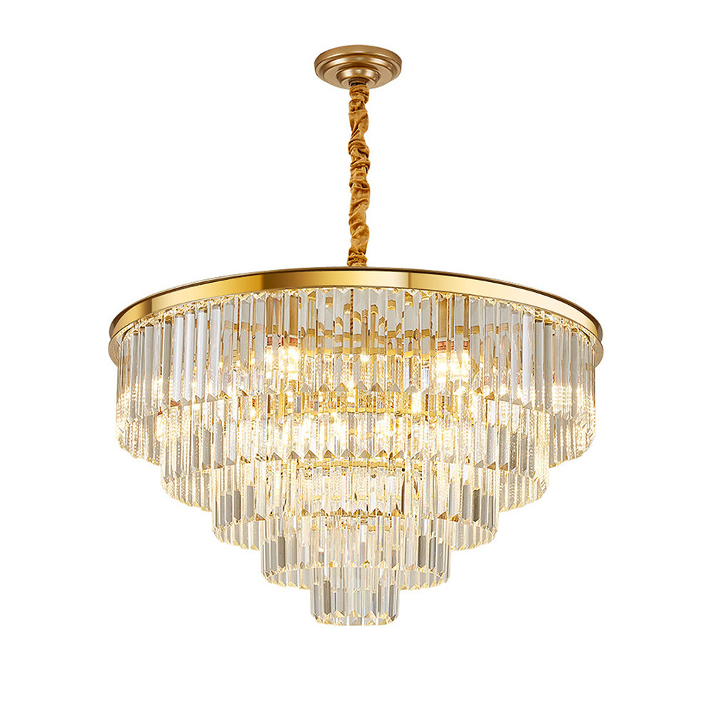 16Lights Crystal Chandelier-Gold by USOR - Australian Chandelier Store