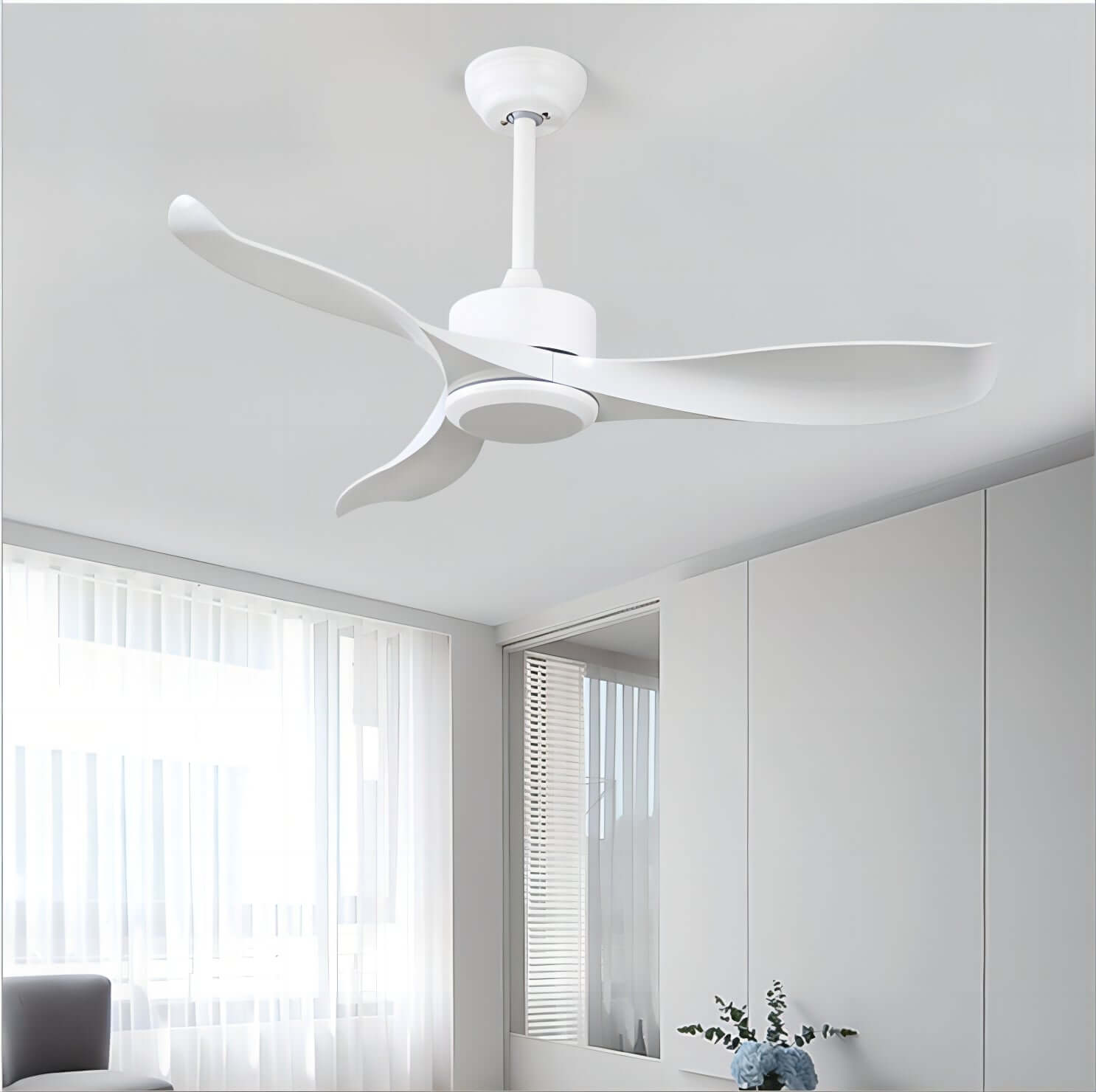 56" Pure White Ceiling Fan by USOR - Australian Ceiling Fan Store