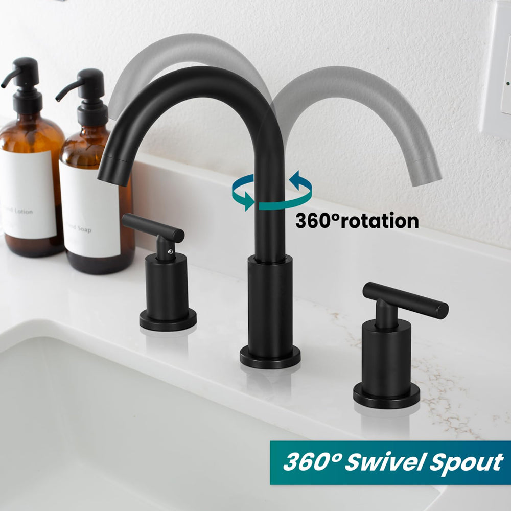 2-Handle Brass Bathroom Mixer Tap by USOR - Australian Furniture & Homeware Store 