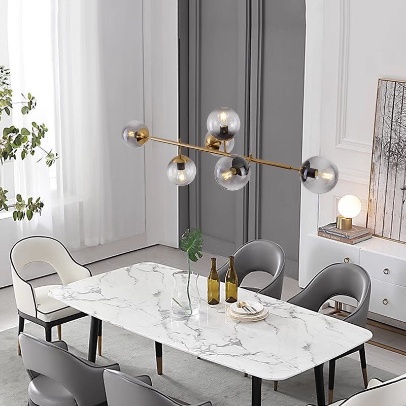 6 Light Modern Sputnik Chandelier by USOR - Australian Chandelier Store