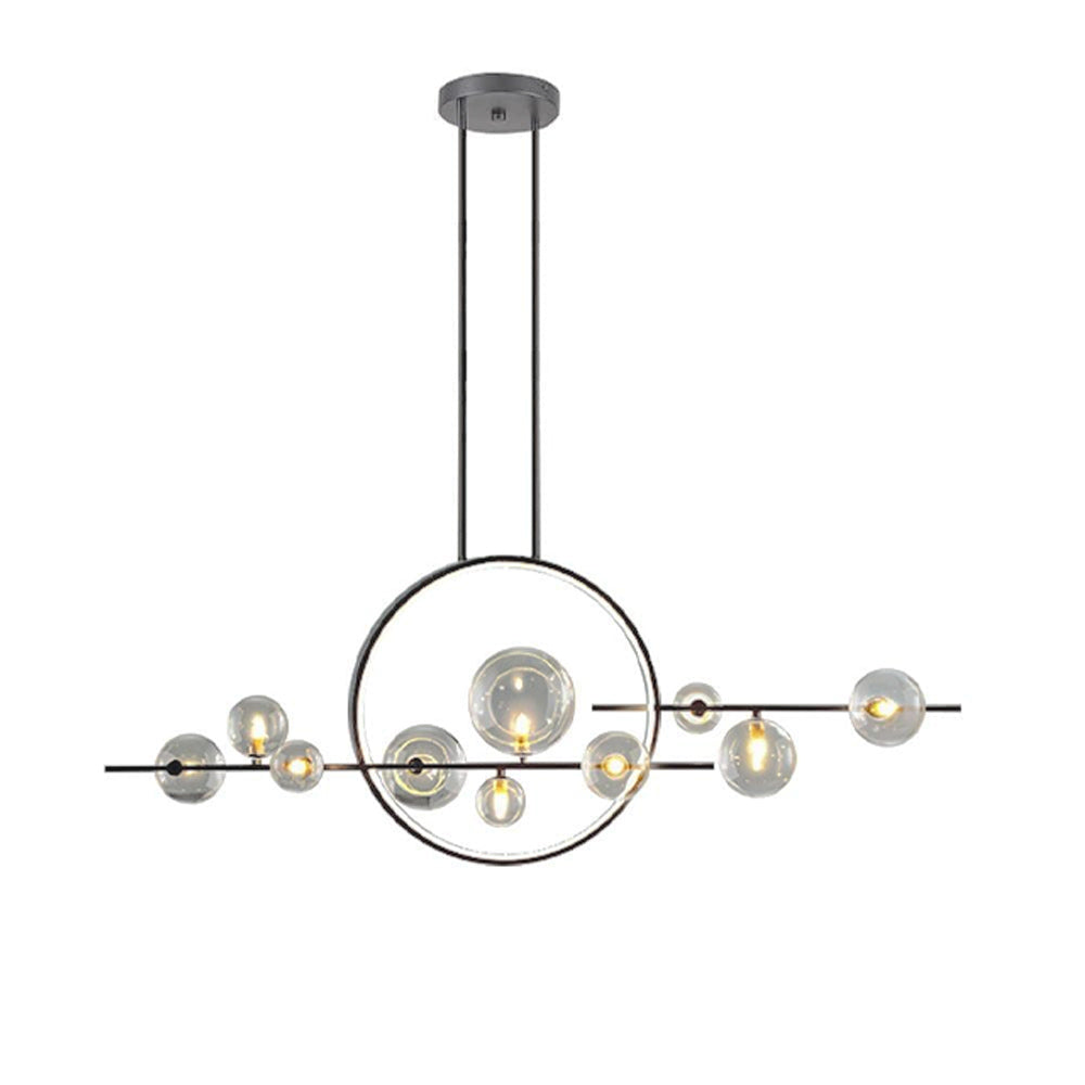  10-Light LED Glass Globe Sputnik Chandelier by USOR - Australian Chandelier Store