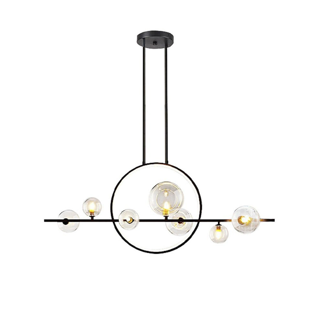 7-Light LED Glass Globe Sputnik Chandelier by USOR - Australian Chandelier Store