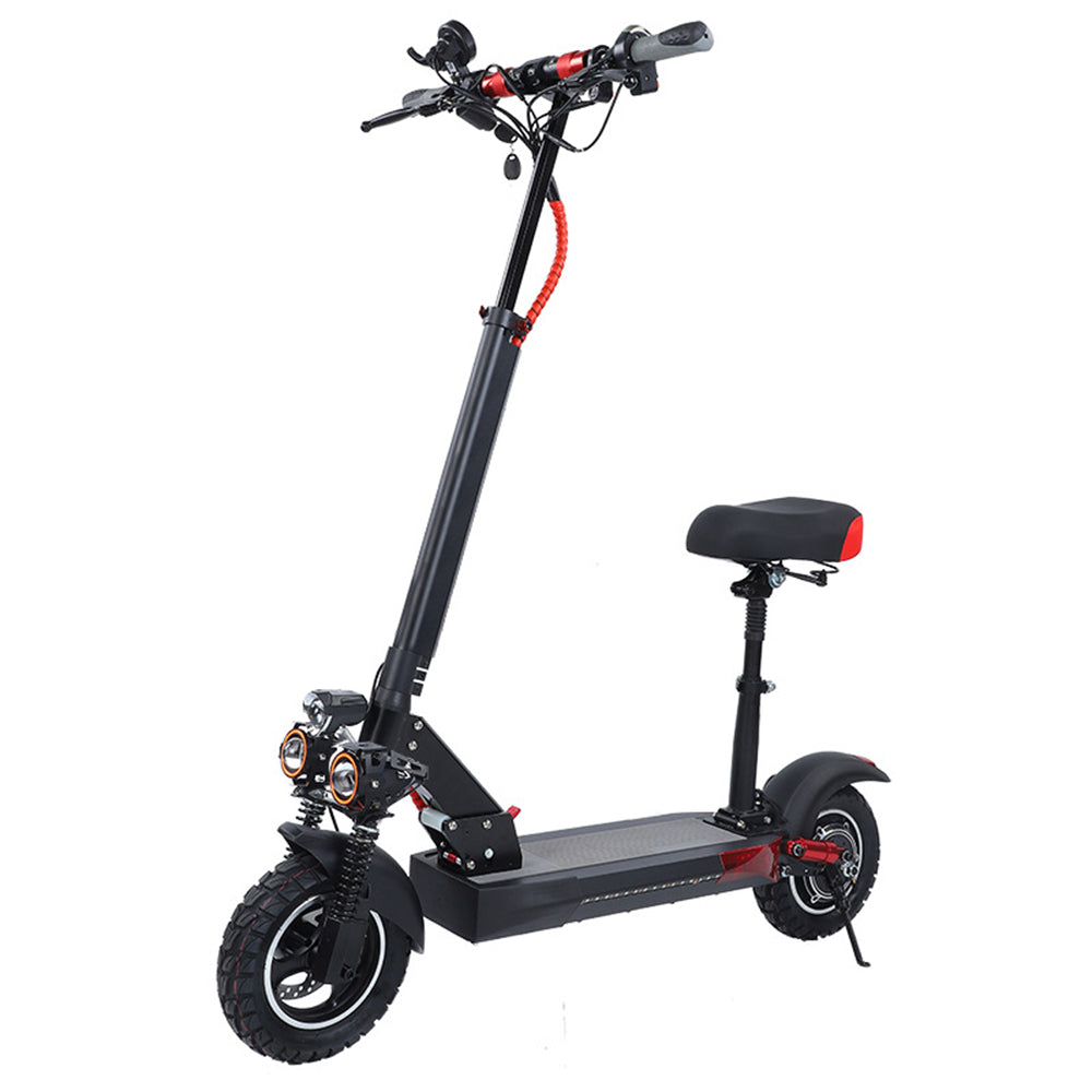 Foldable Electric Scooter 1000W Portable 40-50KM/H Off Road Adult e Bike w/ Seat