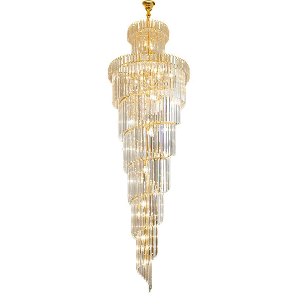 Luxury Spiral Crystal Chandelier by USOR - Australian Chandelier Store