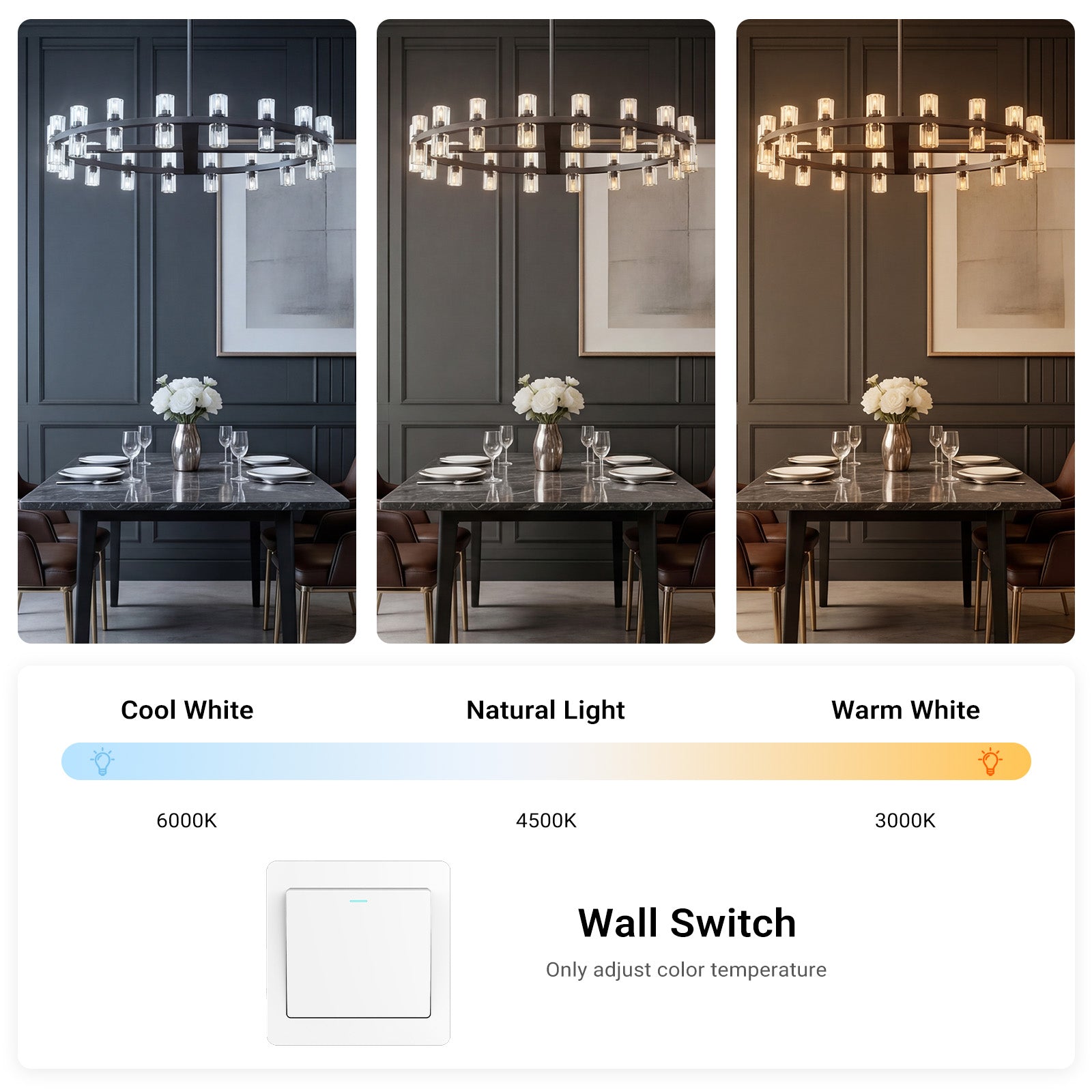 Modern K9 Crystal Chandelier 36-Light D90cm Black Large Wagon Wheel Pendant CL-BWPL