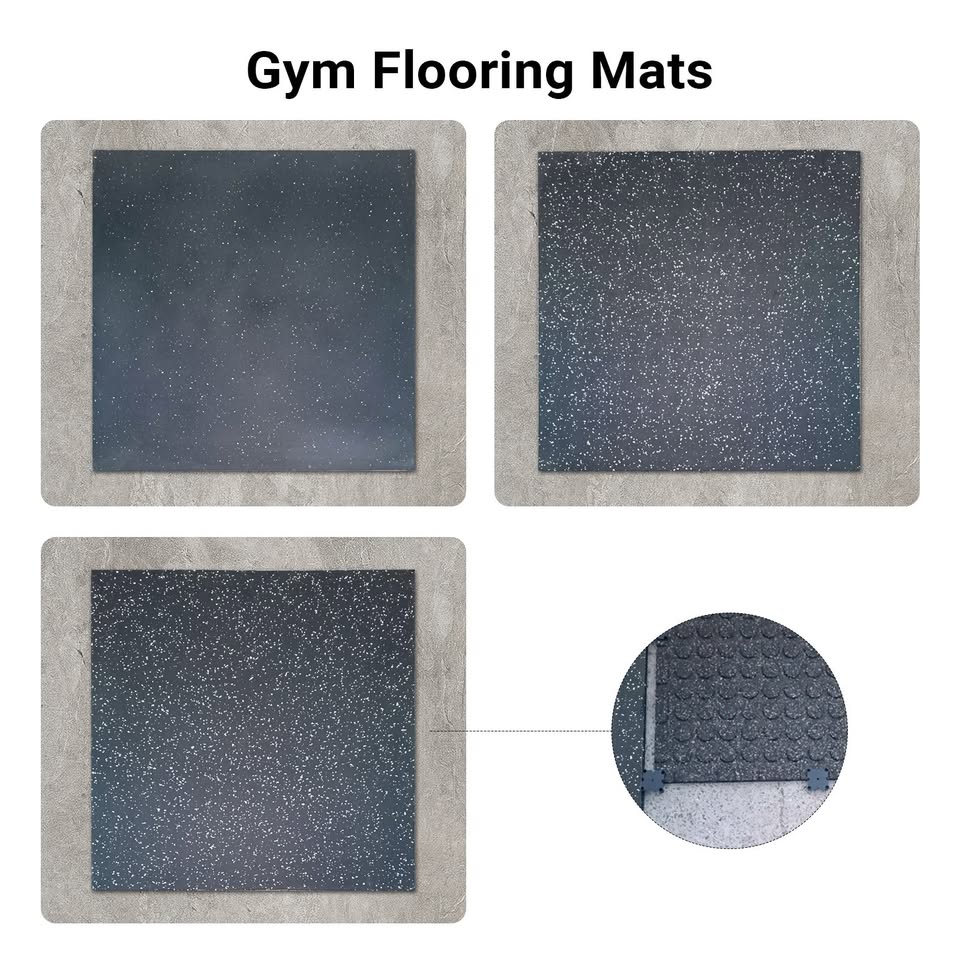 【Pick Up Only】Rubber/EPDM Flooring Mats Gym mats 100cm x 100cm x 1.5cm/2cm