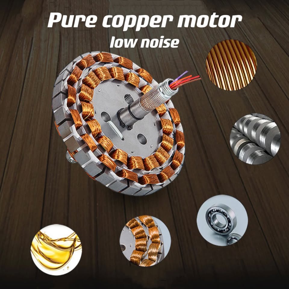 Ceiling Fan With Crystal Light 42''Vintage Gold Remote Control CF-4203