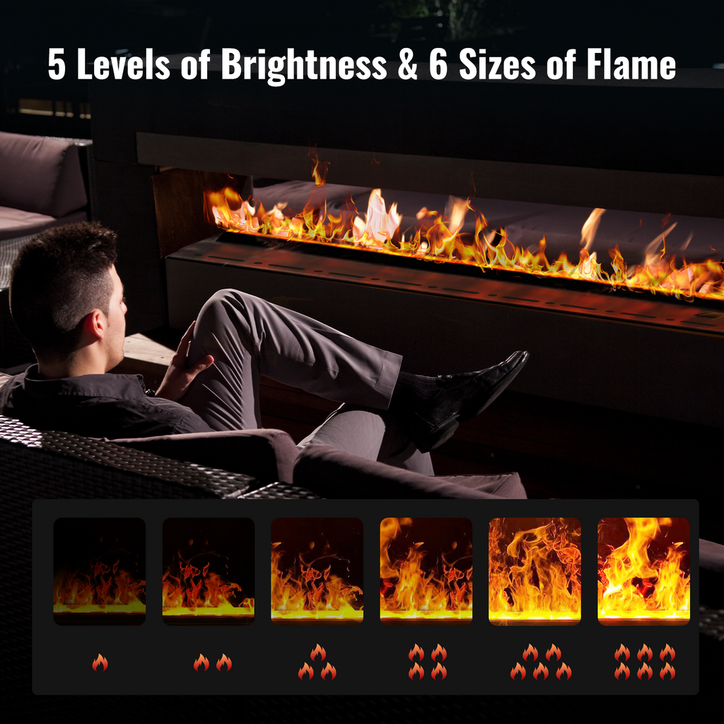 Electric Steam Fireplace by USOR - Australian Furniture & Homeware Store
