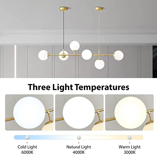 6-Light Modern Sputnik Chandelier by USOR - Australian Chandelier Store