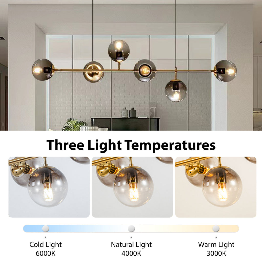 6 Light Modern Sputnik Chandelier by USOR - Australian Chandelier Store
