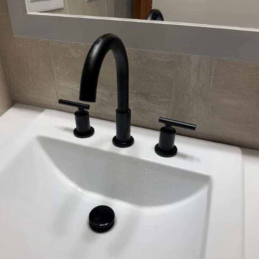 2-Handle Brass Bathroom Mixer Tap by USOR - Australian Furniture & Homeware Store 