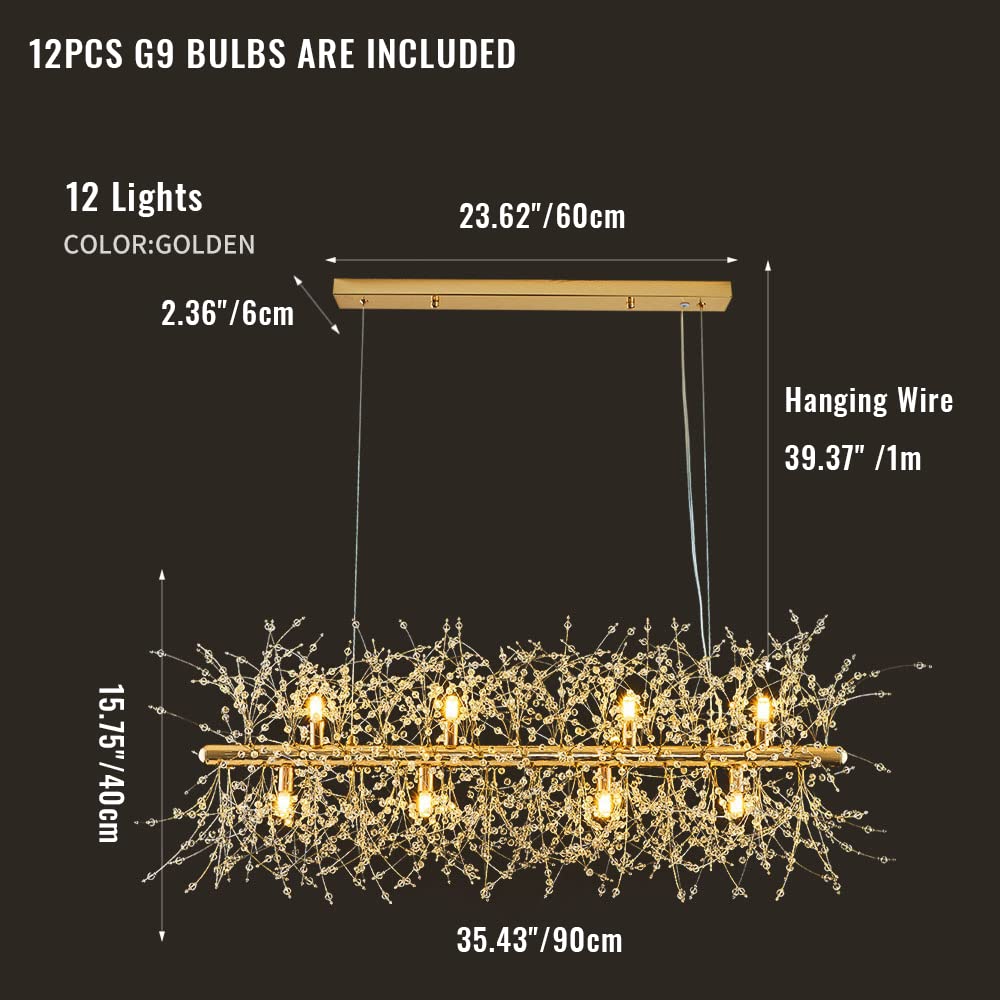 12 Lights Modern Firework Chandelier Firework by USOR - Australian Chandelier Store
