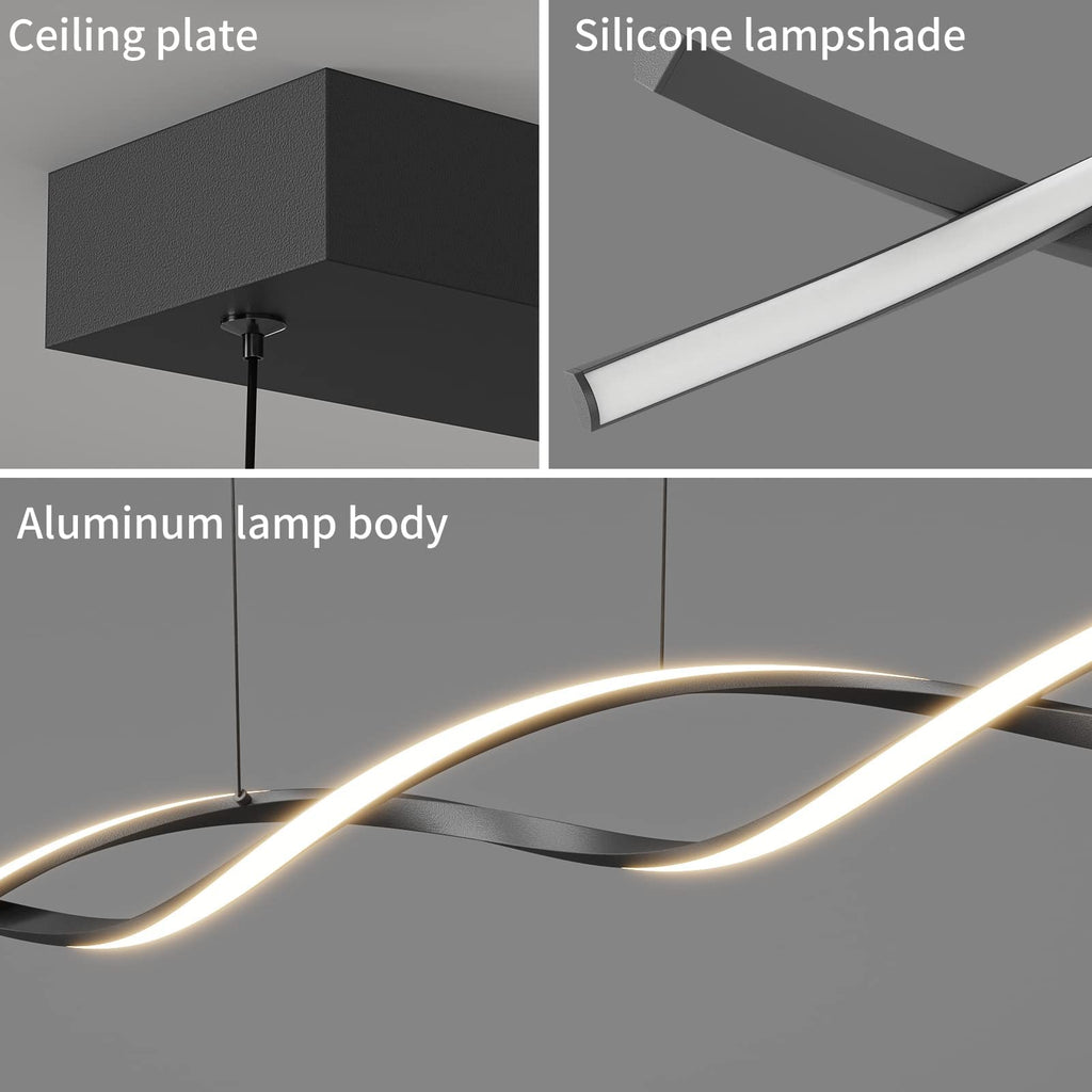LED Modern Linear Acrylic Chandeliers by USOR - Australian Chandelier Store
