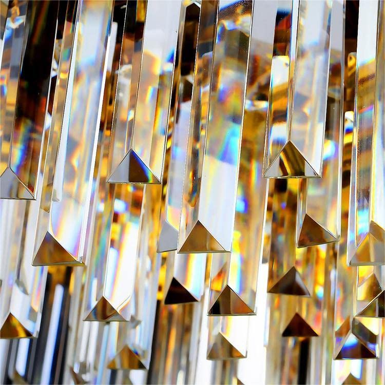 Luxury Crystal Strip Chandelier-Gold by USOR - Australian Chandelier Store