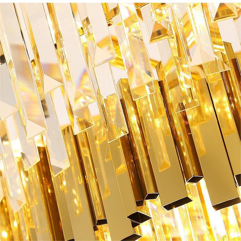 Luxury Crystal Strip Chandelier-Gold by USOR - Australian Chandelier Store