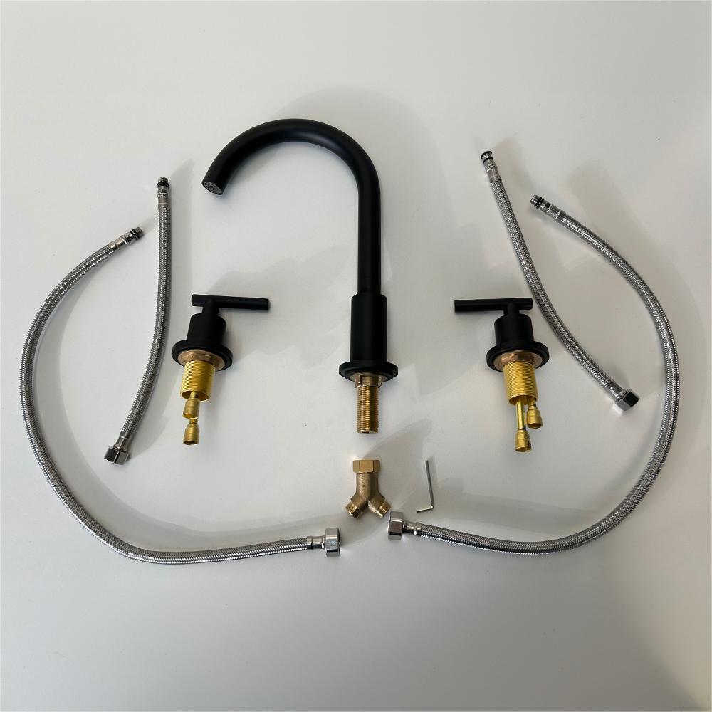 2-Handle Brass Bathroom Mixer Tap by USOR - Australian Furniture & Homeware Store 