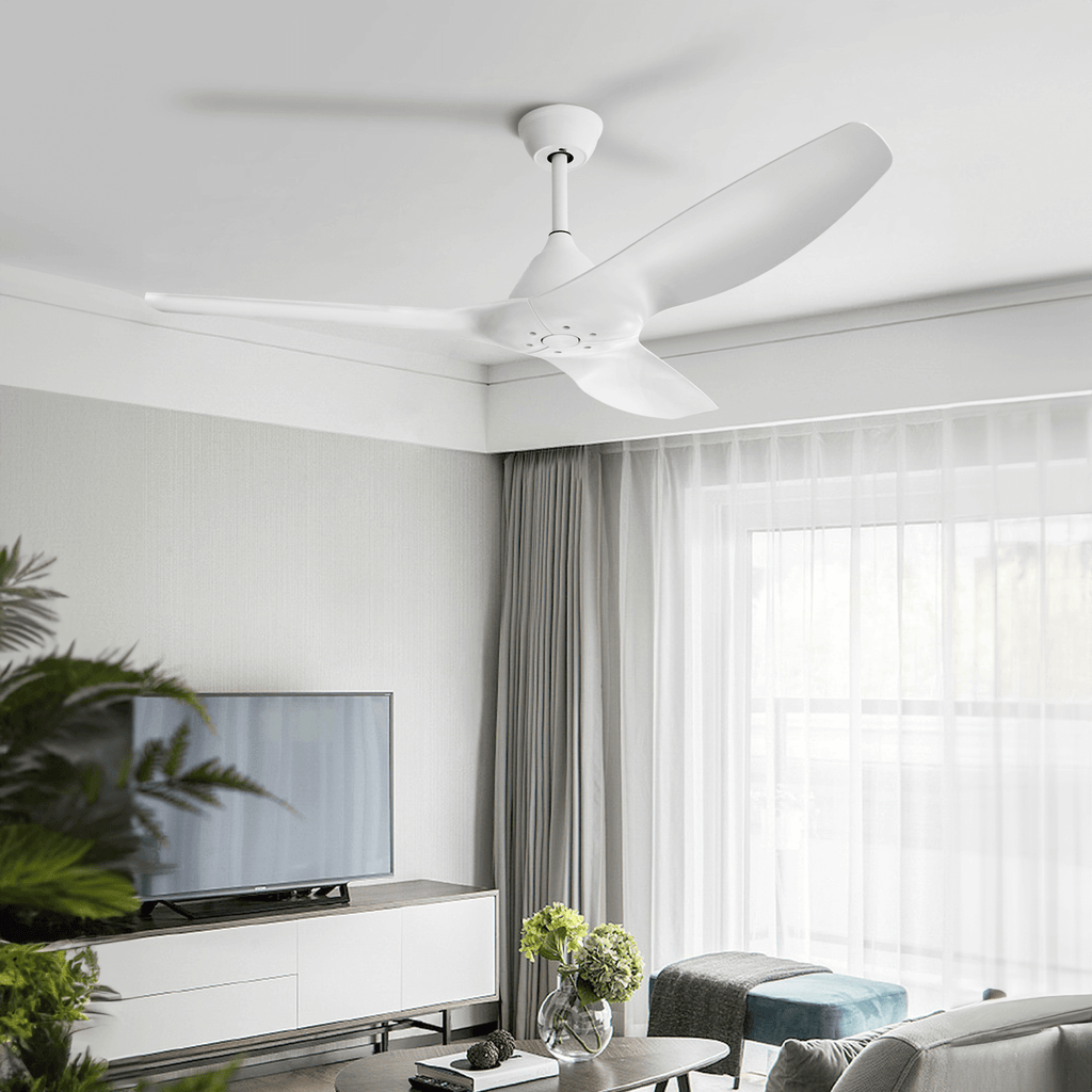 52'' Pure White Ceiling Fan by USOR - Australian Ceiling Fan Store