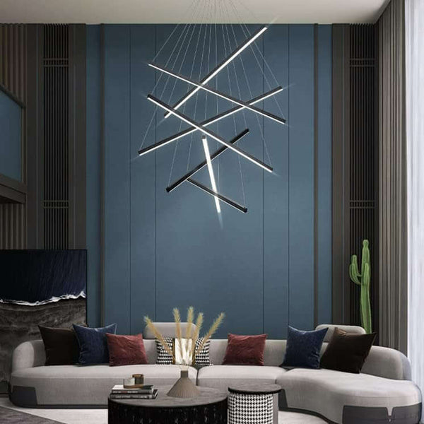 LED 7Bars Modern Chandelier by USOR - Australian Chandelier Store