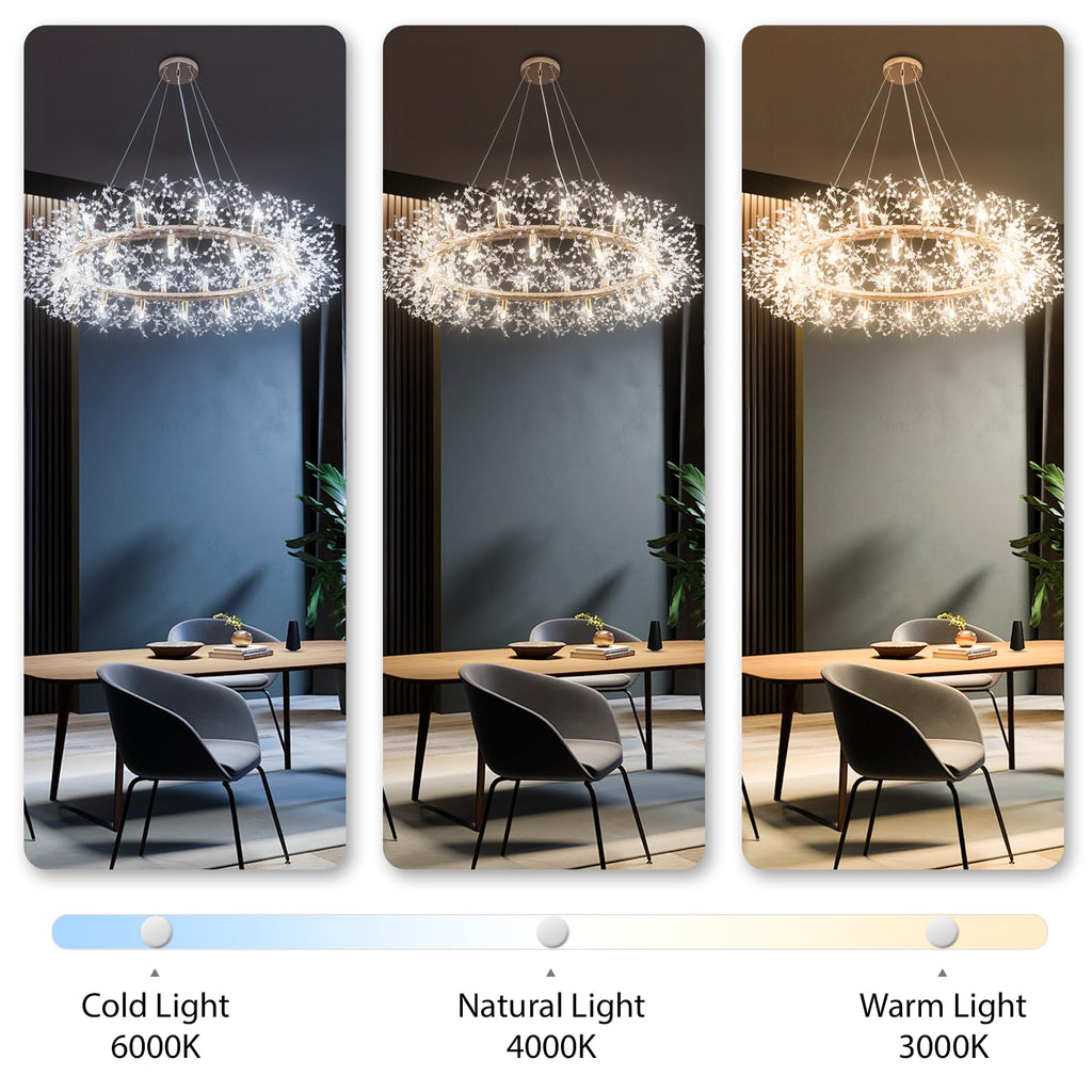 20-Light Modern Firework Crystal Chandelier by USOR - Australian Chandelier Store