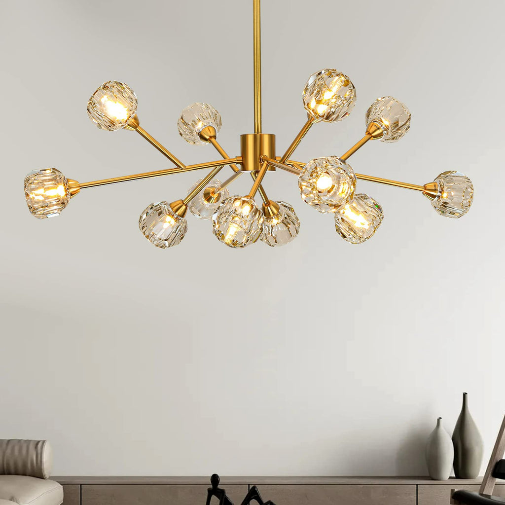 Brass Sputnik Chandelier by USOR - Australian Chandelier Store