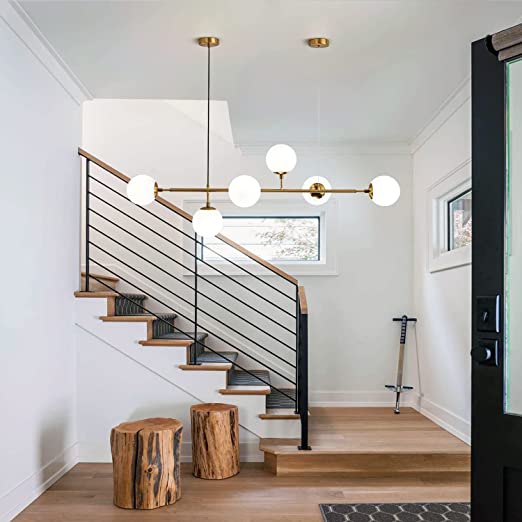 6-Light Modern Sputnik Chandelier by USOR - Australian Chandelier Store