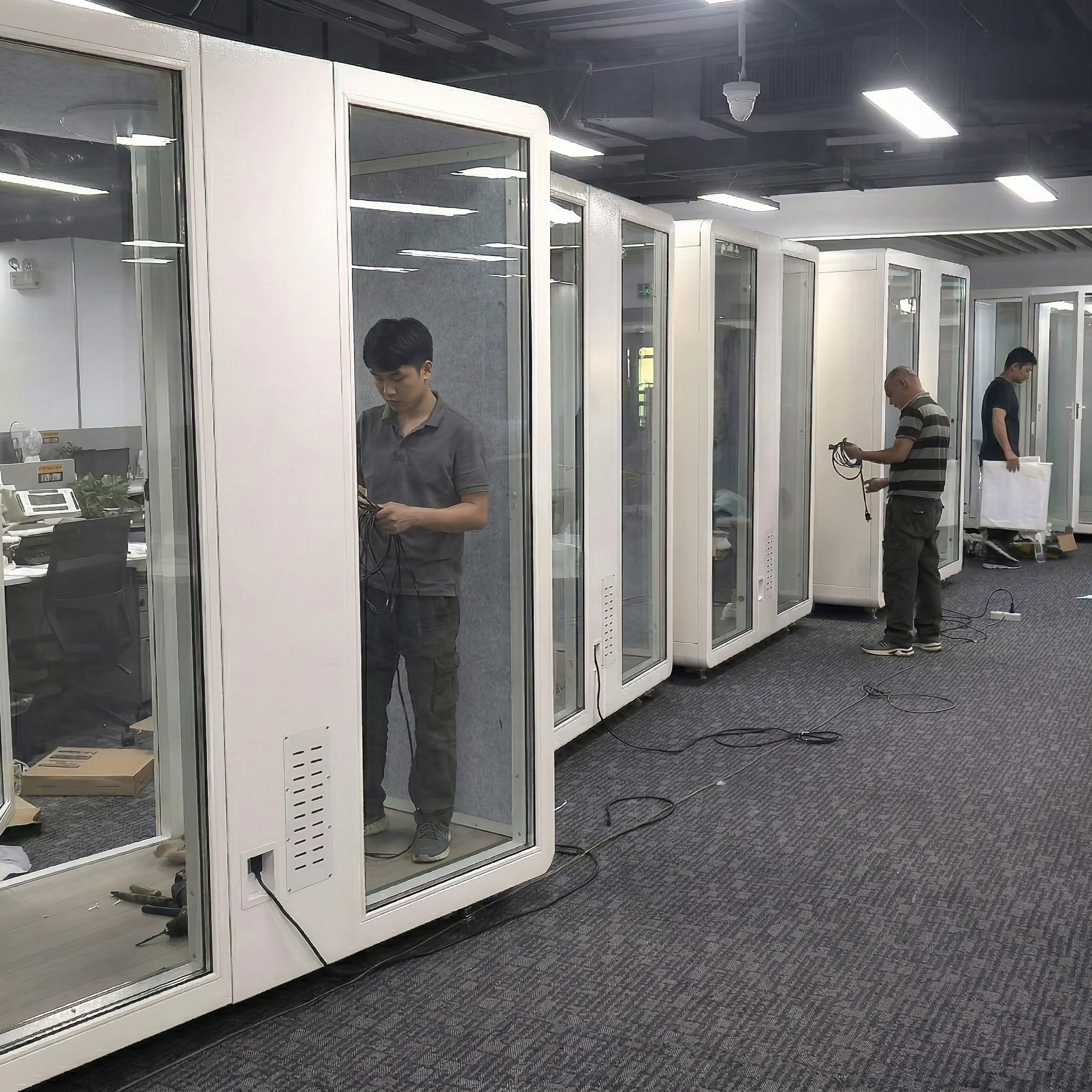 Made-to-Order Soundproof Booth Office Pod Privacy Phone Booth Portable Quiet Meeting Room