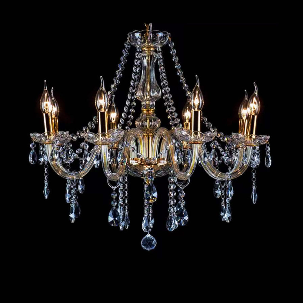 8 Lights Crystal Chandelier by USOR - Australian Chandelier Store