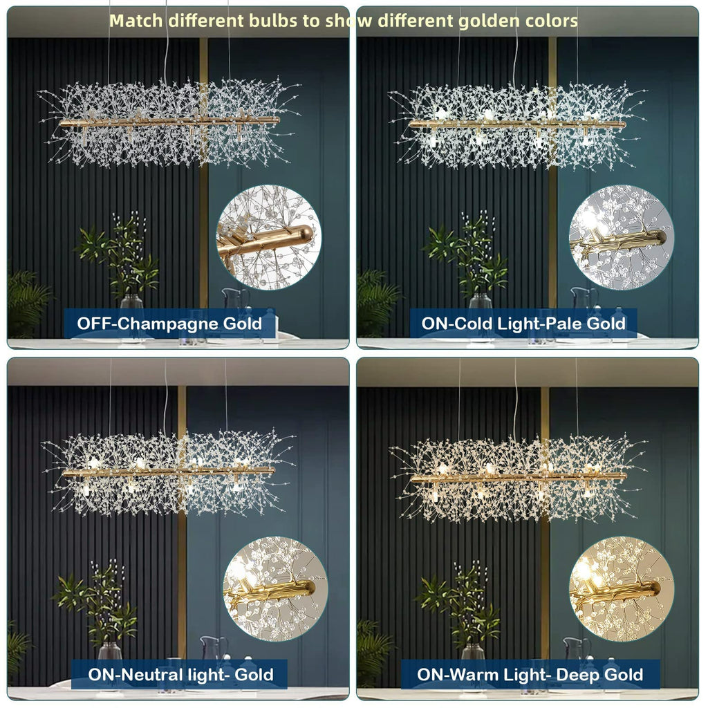 12 Lights Modern Firework Chandelier Firework by USOR - Australian Chandelier Store