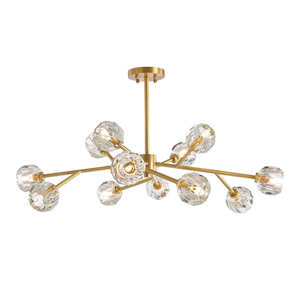 Brass Sputnik Chandelier by USOR - Australian Chandelier Store