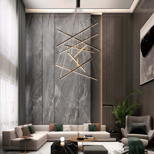 LED 9Bars Modern Chandelier by USOR - Australian Chandelier Store