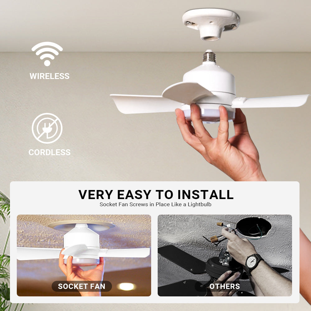 Quiet Socke Ceilingt Fan with Light by USOR - Australian Ceiling Fan Store