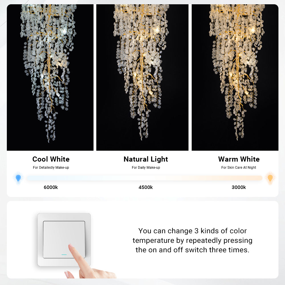 20 Lights Luxury Crystal Tree Branches Chandelier by USOR - Australian Chandelier Store