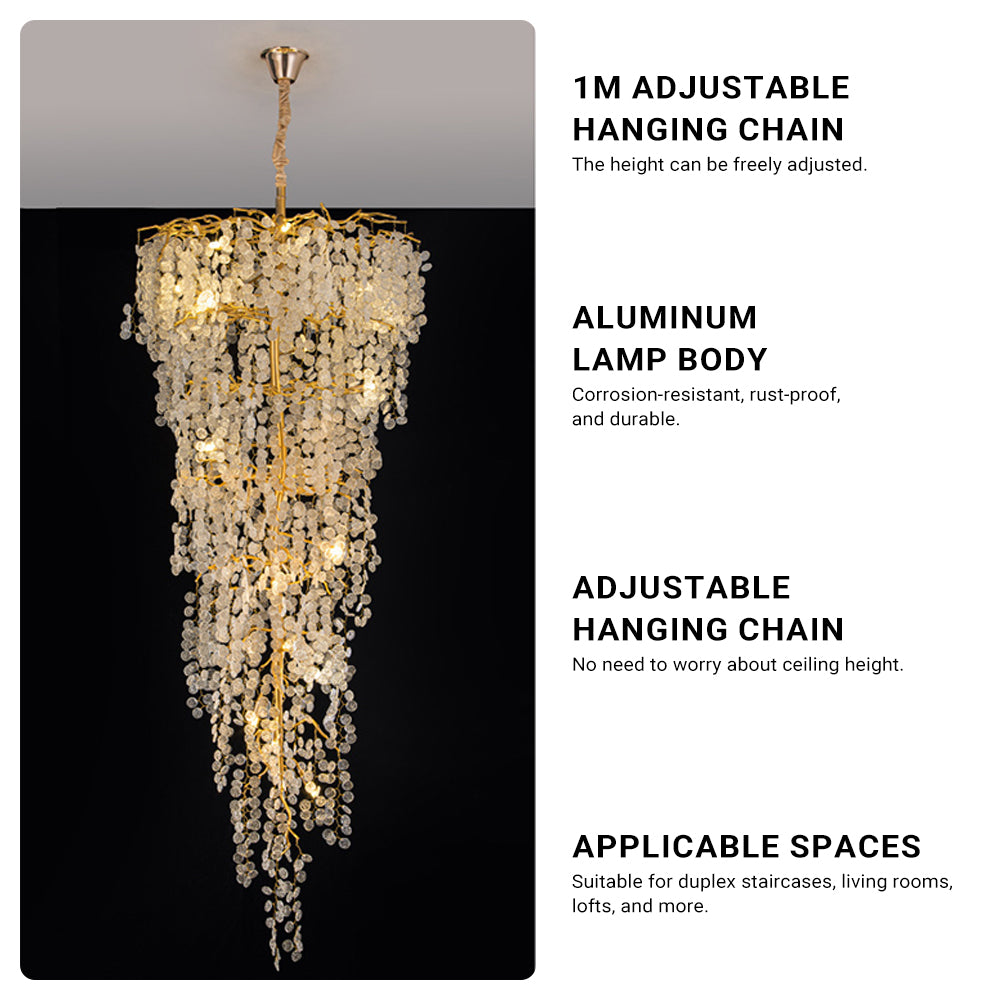 20 Lights Luxury Crystal Tree Branches Chandelier by USOR - Australian Chandelier Store