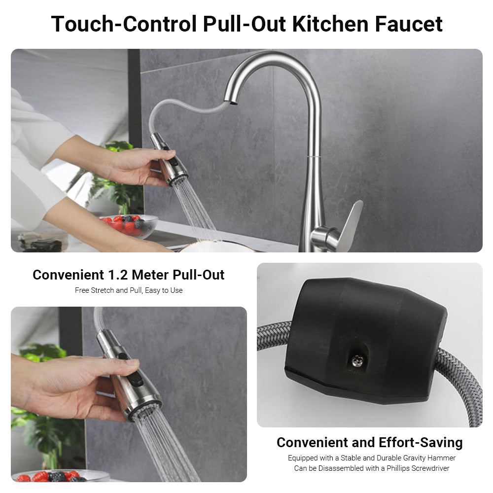 Touch Control Kitchen Mixer Tap by USOR - Australian Furniture & Homeware Store