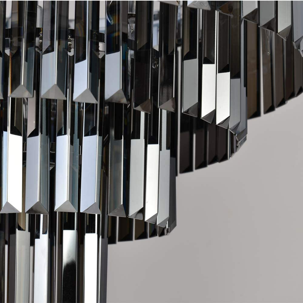 16Lights Crystal Chandelier-Black by USOR - Australian Chandelier Store