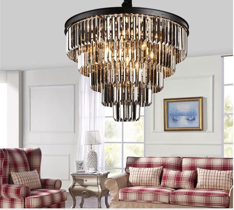 16Lights Crystal Chandelier-Black by USOR - Australian Chandelier Store