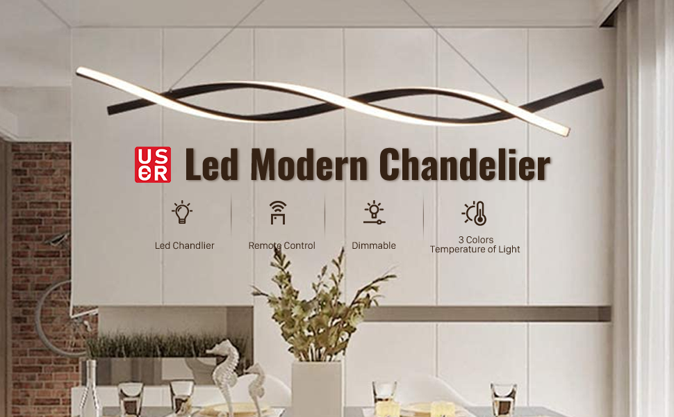 LED Modern Linear Acrylic Chandeliers by USOR - Australian Chandelier Store