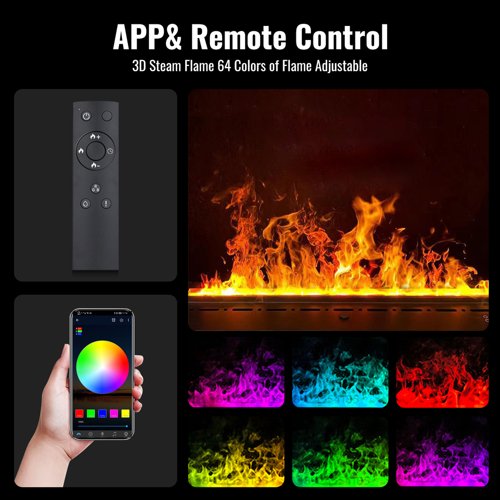 Electric Steam Fireplace by USOR - Australian Furniture & Homeware Store